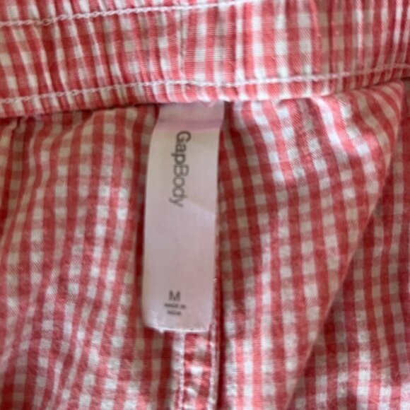 Gap Body Gingham Lounge Pants with Drawstring | Size Medium - Picture 6 of 7
